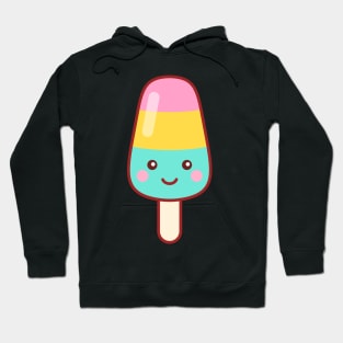 Ice Cream Popsicle Emoji Minimal Hoodie